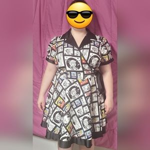 Unique Vintage Wrap Dress